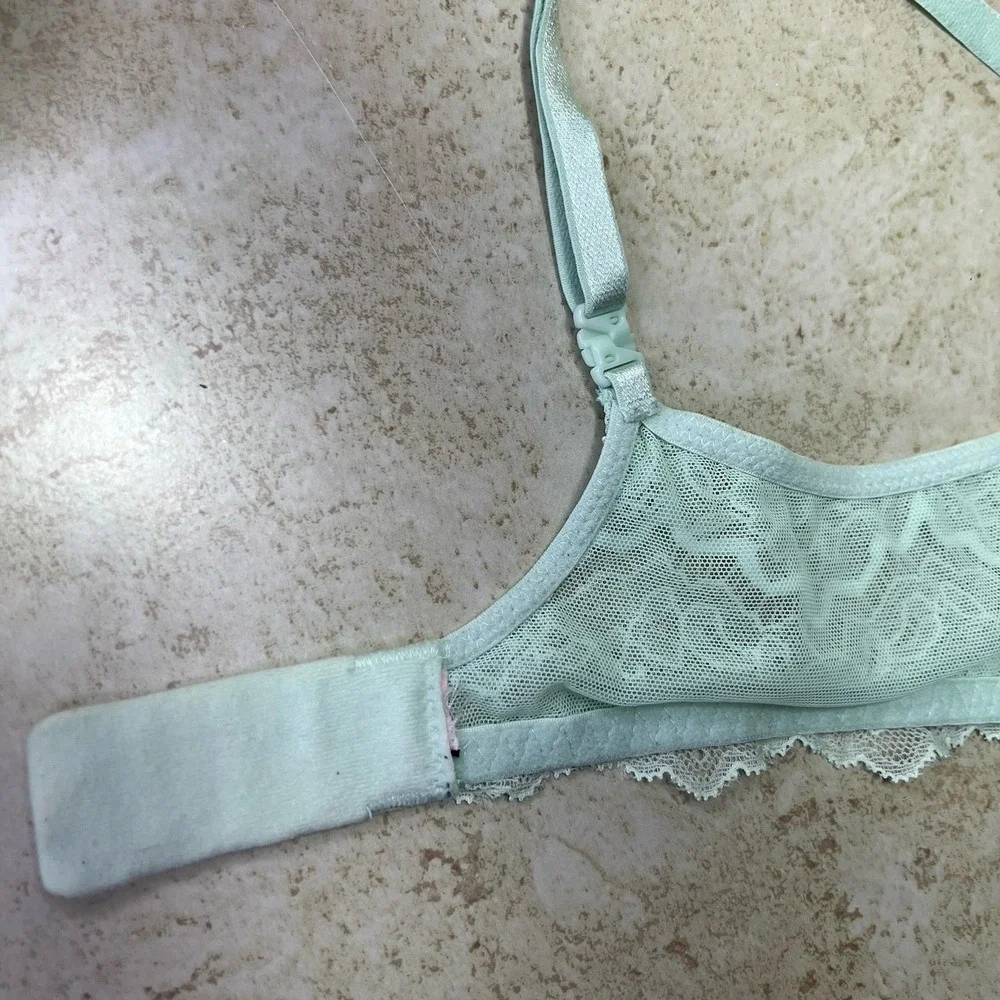 Victoria's Secret Seafoam Shimmer Fairycore Unlined Underwire Bra – Size 34C